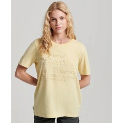 тениска,дамски,тениски,superdry,vintage,logo,emboss,t,shirt,yellow,(pastel,yellow,snowy)
