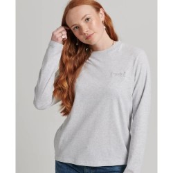 тениска,дамски,тениски,superdry,vintage,logo,long,sleeve,t,shirt,glacier,grey,marl,(grey)