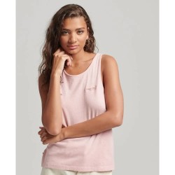 тениска,дамски,тениски,superdry,vintage,logo,sleeveless,t,shirt,soft,pink,marl,(pink)