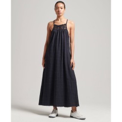 потник,дамски,поли,и,рокли,superdry,vintage,long,halter,cami,dress,blue