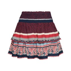 пола,дамски,поли,и,рокли,superdry,vintage,tiered,mini,skirt,linear,ikat,border,print,(red)