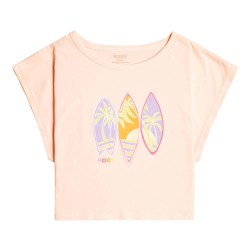 тениска,детски,тениски,roxy,rock,with,u,b,short,sleeve,t,shirt,orange,(tropical,peach)
