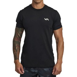 Тениска Rvca Sport Vent short sleeve T-shirt - Black (Black) тениска,мъжки,тениски,rvca,sport,vent,short,sleeve,t,shirt,black,(black)