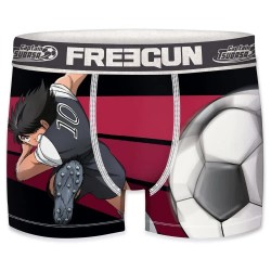 боксерки,мъжко,бельо,freegun,captain,tsubasa,shot,boxers,black,(black,red,white)