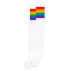 чорапи,мъжки,чорапи,american,socks,rainbow,pride,socks,white