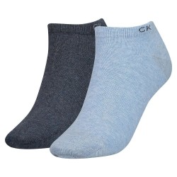 чорапи,дамски,чорапи,calvin,klein,701218772,short,socks,2,pairs,blue,(light,blue,melange)