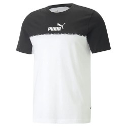 тениска,мъжки,тениски,puma,ess,block,x,tape,short,sleeve,t,shirt,puma,black,(white)