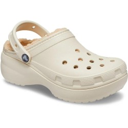 дамски,сандали,и,чехли,crocs,classic,platform,lined,clogs,bone,(beige)