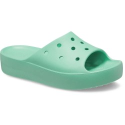 дамски,сандали,и,чехли,crocs,classic,platform,slides,jade,stone,(green)