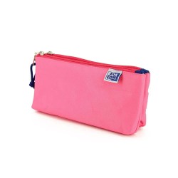 канцеларски,принадлежности,oxford,hamelin,2,kangoo,kids,elastic,goma,2,cremalleras,pencil,case,pink