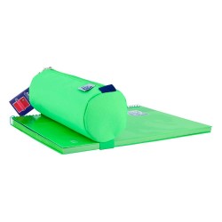 канцеларски,принадлежности,oxford,hamelin,kangoo,kids,with,elastic,rubber,22,cm,pencil,case,green,(green)