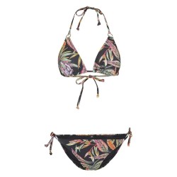 дамски,бански,костюми,o´neill,capri,bondey,bikini,black,tropical,flower,(black)