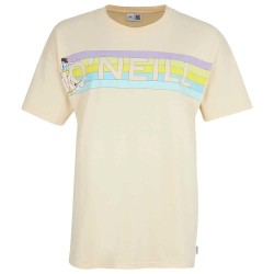 тениска,дамски,тениски,o´neill,connective,graphic,long,short,sleeve,t,shirt,bleached,sand,(yellow)