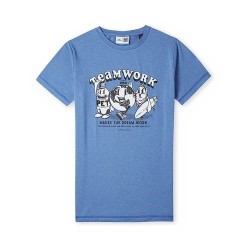 тениска,детски,тениски,o´neill,hybrid,teamwork,short,sleeve,t,shirt,princess,blue,(blue)