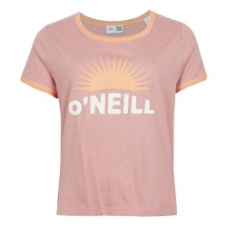 тениска,дамски,тениски,o´neill,marri,ringer,short,sleeve,t,shirt,pink,(ash,rose)