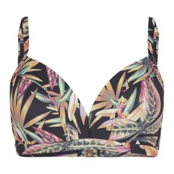 дамски,бански,костюми,o´neill,panama,bikini,top,black,tropical,flower,(black)