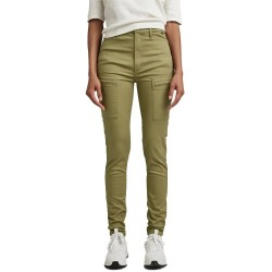 панталони,дамски,панталони,g,star,skinny,fit,cargo,pants,green