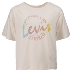 тениска,детски,тениски,levi´s,®,meet,and,greet,script,cropped,short,sleeve,t,shirt,beige,(white,alyssum)