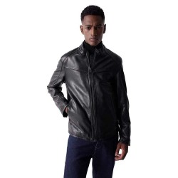 яке,мъжки,якета,salsa,jeans,21005597,leather,jacket,black,(black)