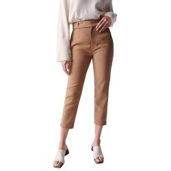 дънки,дамски,панталони,salsa,jeans,cropped,slim,high,chino,pants,light,beige,(beige)
