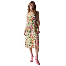дънки,дамски,поли,и,рокли,salsa,jeans,floral,print,spaghetti,dress,multicolor
