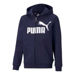 блуза,детски,блузи,puma,essential,full,zip,sweatshirt,blue,(multicolor)