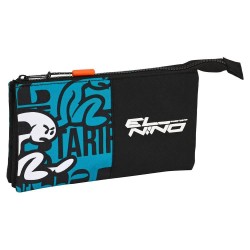 канцеларски,принадлежности,safta,triple,pencil,case,multicolor,(black)