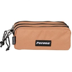 канцеларски,принадлежности,perona,vulcano,pencil,case,brown