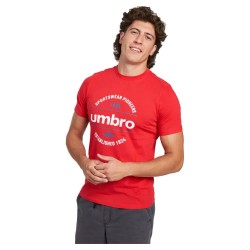тениска,мъжки,тениски,umbro,circular,graphic,short,sleeve,t,shirt,red,(vermillion)