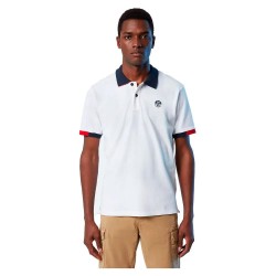 мъжки,блузи,с,яка,north,sails,graphic,692400,short,sleeve,polo,white
