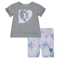 Hurley Bike short sleeve set - Grey / Purple (P7R) детски,екипи,hurley,bike,short,sleeve,set,grey,purple,(p7r)