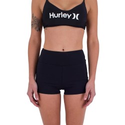 бански,гащета,дамски,бански,костюми,hurley,max,solid,swim,short,bikini,bottom,black