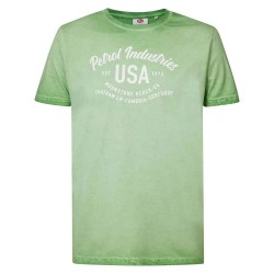 тениска,мъжки,тениски,petrol,industries,656,classic,print,short,sleeve,t,shirt,green,(green,ivy)