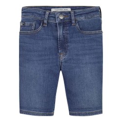Дънки Calvin klein jeans Denimm Essentials shorts - Blue (Ess Mid Blue) дънки,детски,панталони,calvin,klein,jeans,denimm,essentials,shorts,blue,(ess,mid,blue)