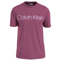 тениска,мъжки,тениски,calvin,klein,cotton,front,logo,short,sleeve,t,shirt,purple