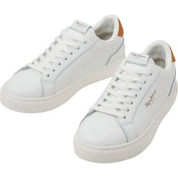 маратонки,дамски,маратонки,pepe,jeans,adams,basic,low,trainers,white