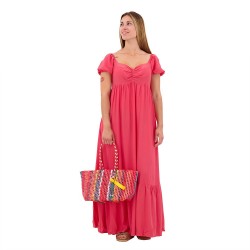 рокля,дамски,поли,и,рокли,pepe,jeans,bernardette,long,sleeve,dress,red