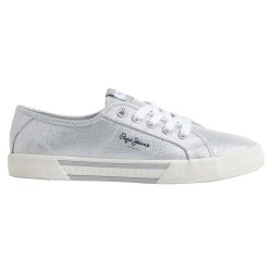 маратонки,дамски,маратонки,pepe,jeans,brady,party,low,trainers,silver