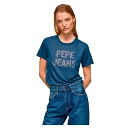 тениска,дамски,тениски,pepe,jeans,niko,short,sleeve,t,shirt,blue