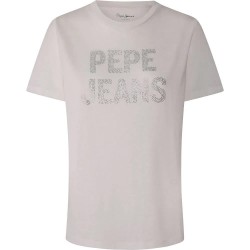 тениска,дамски,тениски,pepe,jeans,niko,short,sleeve,t,shirt,white