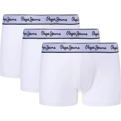 боксерки,мъжко,бельо,pepe,jeans,pepe,boxers,3,units,white