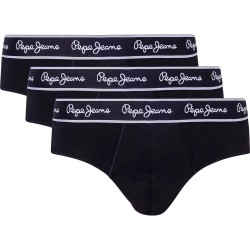 мъжко,бельо,pepe,jeans,pepe,slips,3,units,black