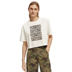 тениска,дамски,тениски,scotch,&,soda,conversion,vondelpark,photo,print,cropped,short,sleeve,t,shirt,white
