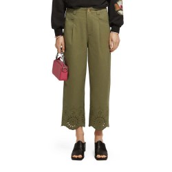 панталони,дамски,панталони,scotch,&,soda,lou,straight,fit,mid,waist,pants,green