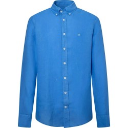 риза,с,дълъг,ръкав,мъжки,ризи,hackett,garment,dyed,long,sleeve,shirt,blue