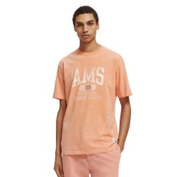 тениска,мъжки,тениски,scotch,&,soda,denim,washed,graphic,short,sleeve,t,shirt,orange,(salmon,orange)