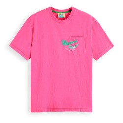 тениска,мъжки,тениски,scotch,&,soda,weekend,edition,pocket,short,sleeve,t,shirt,pink,(cerise)