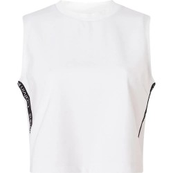 тениска,дамски,тениски,calvin,klein,jeans,logo,tape,milano,loose,sleeveless,t,shirt,white