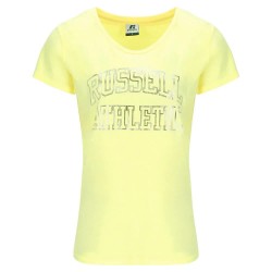 тениска,дамски,тениски,russell,athletic,awt,a31021,short,sleeve,v,neck,t,shirt,limeligh,(yellow)