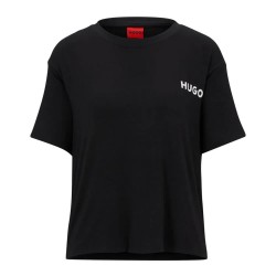 Тениска HUGO Unite 10247048 short sleeve T-shirt - Black (Black) тениска,дамски,тениски,hugo,unite,10247048,short,sleeve,t,shirt,black,(black)